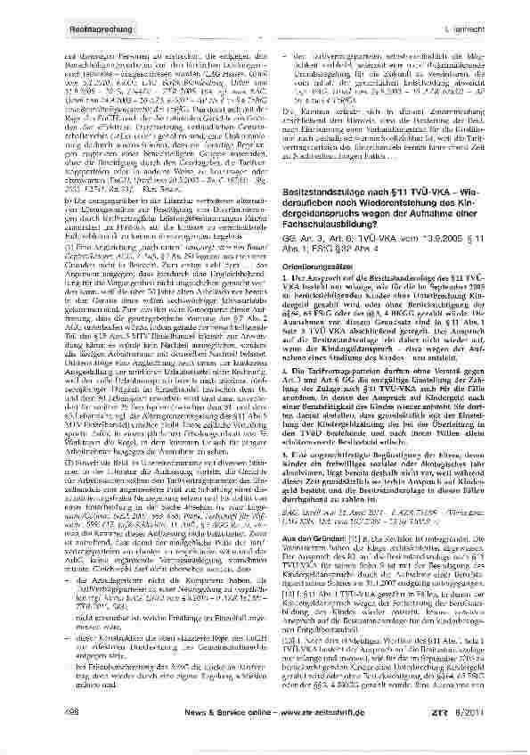 Vorschauseite 3: Urlaubsstaffel nach Lebensalter AGG§§7, 10; MTV Einzelhandel NRW §15 Abs. 3