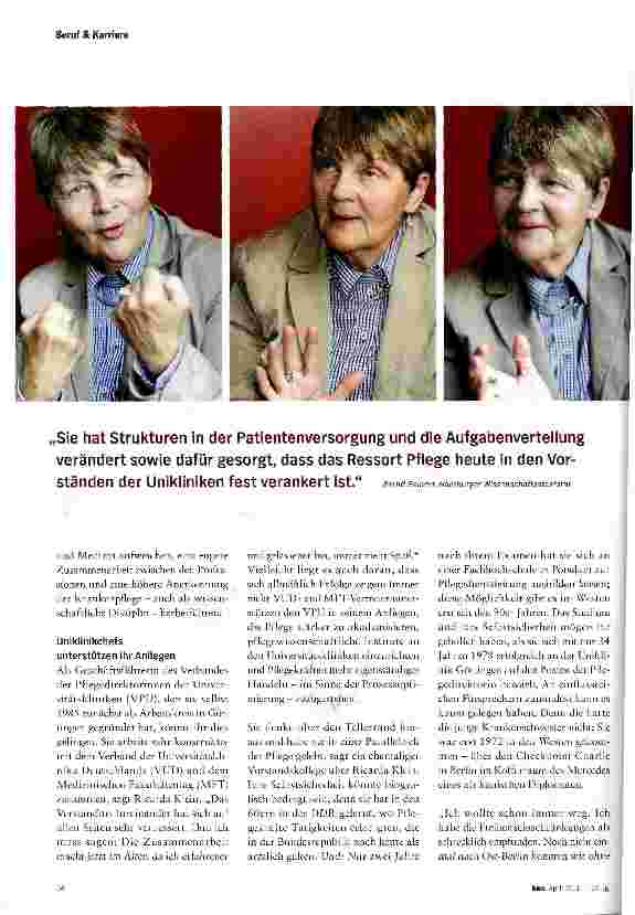 Vorschauseite 3: Ricarda Klein Die Amazone der Pflege