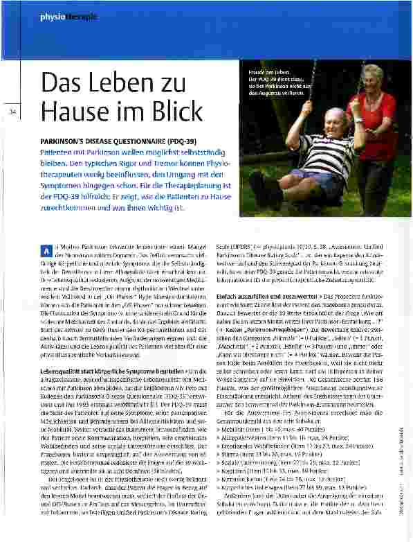 Vorschauseite 1: Das Leben zu Hause im Blick