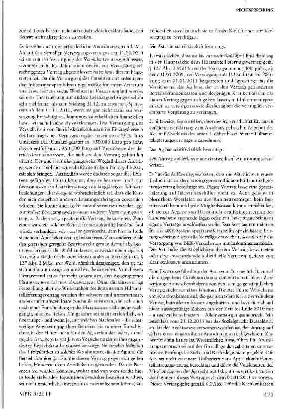 Vorschauseite 4: Teilbeitritt von Leistungserbringern zu Verträgen gem. § 127 SGB V sind möglich