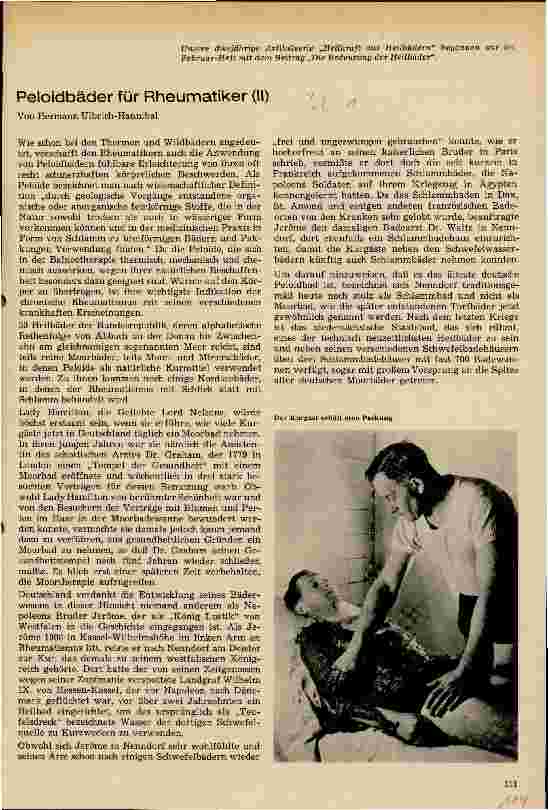 Vorschauseite 1: Peloidbäder für Rheumatiker (II)