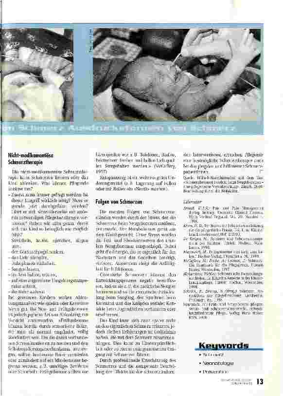 Vorschauseite 4: Schmerz, eine pflegerische Herausforderung