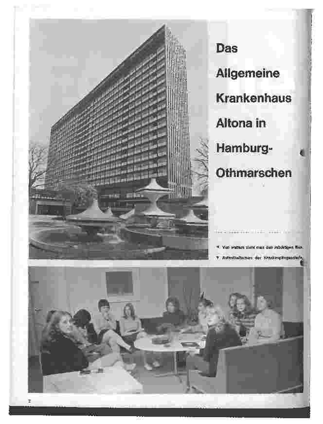 Vorschauseite 1: Das Allgemeine Krankenhaus Altona in Hamburg-Othmarschen