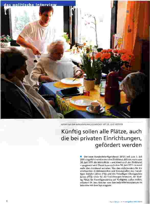 Vorschauseite 1: Künftig sollen alle Plätze, auch die bei privaten Einrichtungen, gefördert werden