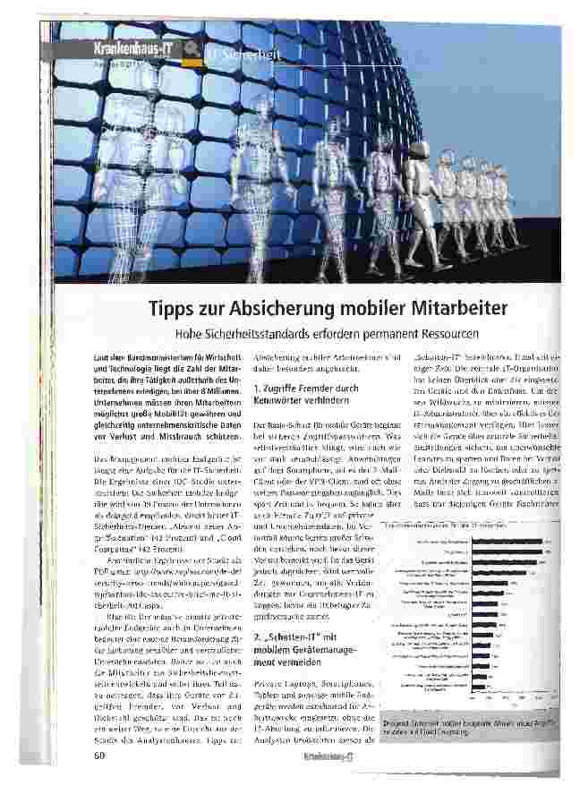 Vorschauseite 1: Tipps zur Absicherung mobiler Mitarbeiter