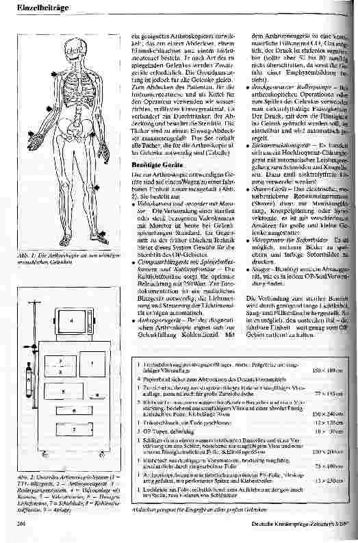 Vorschauseite 2: Die Endoskopie der Gelenke