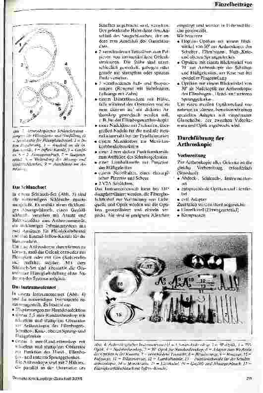 Vorschauseite 3: Die Endoskopie der Gelenke
