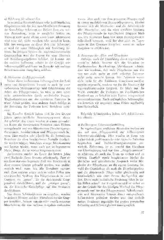 Vorschauseite 2: Heraus aus der Isolierung - Erfahrungen mit neuen Formen der stationären Betreuung verwirrter alter Menschen