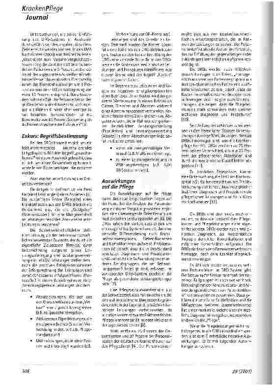 Vorschauseite 2: Wo steht die Pflege nach Einführung des neuen Entgeltsystems?
