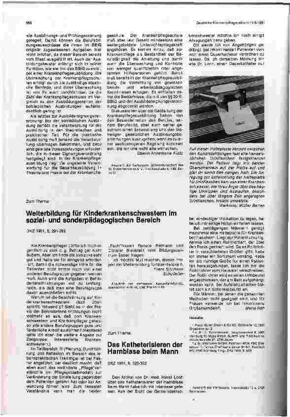 Vorschauseite 2: Die Regelungssituation in der Ausund Weiterbildung zu nichtärztlichen Gesundheitsberufen -Bildungspolitische Defizite und notwendige Konsequenzen