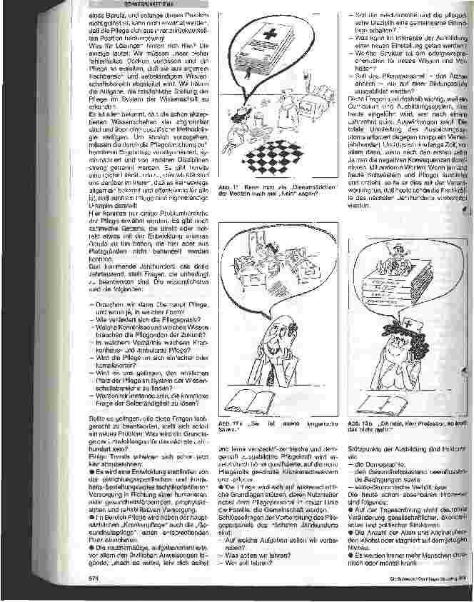 Vorschauseite 5: Von anderen lernen - die Zukunft gestalten - 2. Teil Gedanken über die Pflege im nächsten Jahrhundert