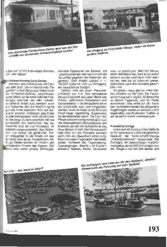 Vorschauseite 3: Altenund Pflegeheime in den USA
