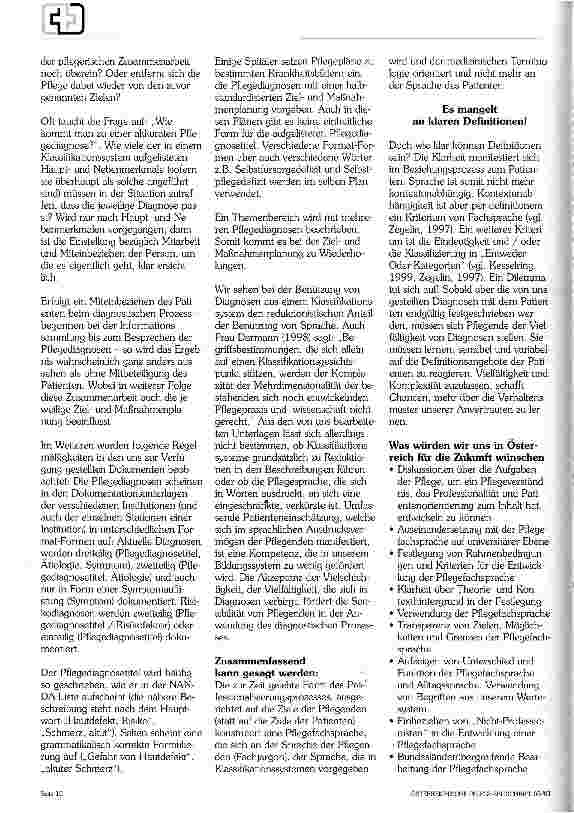 Vorschauseite 3: Entwickung einer Pflege-Fachsprache