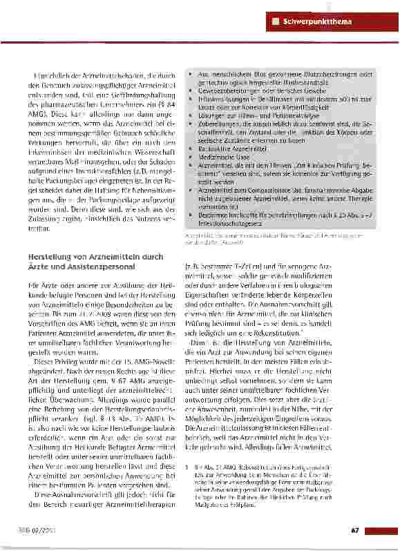 Vorschauseite 4: Arzneimittelrecht - Auswirkungen auf die tägliche Arbeit im Gesundheitswesen