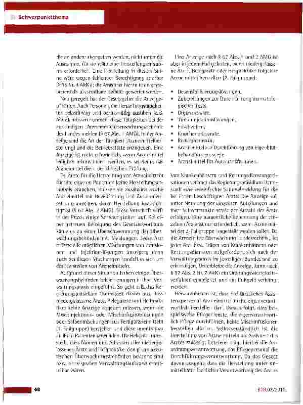 Vorschauseite 5: Arzneimittelrecht - Auswirkungen auf die tägliche Arbeit im Gesundheitswesen