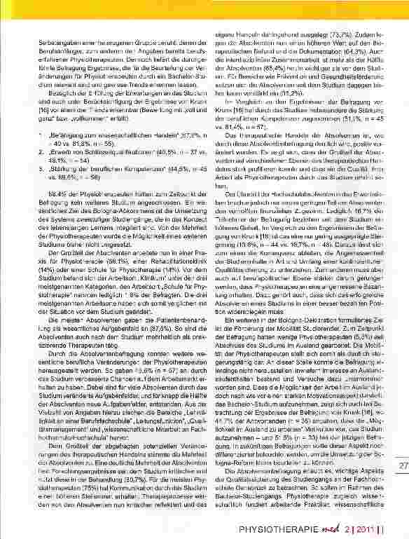 Vorschauseite 5: Ergebnisse einer Absolventenbefragung der FH Osnabrück