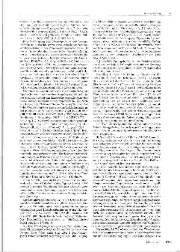 Vorschauseite 4: Personalratsbeteiligung bei außerordentlicher Kündigung
