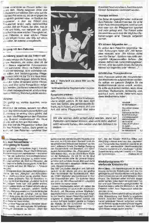 Vorschauseite 3: Therapie von Tumorschmerzen - Teil 1: Pathophysiologie des Schmerzes Beurteilung der Schmerzen - Umgang mit dem Patienten