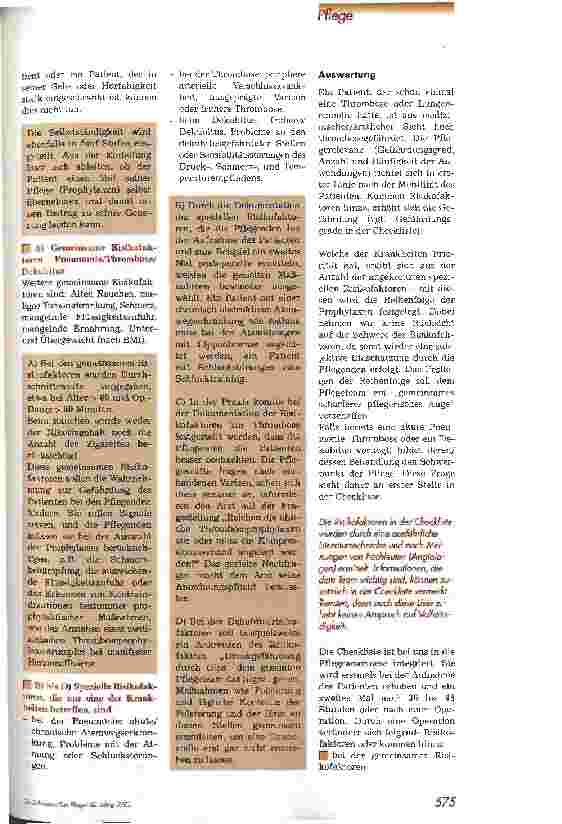 Vorschauseite 4: Qualitätssicherung - Skalen zur Risikoeinschätzung Die Gefährdung für Pneumonie, Thrombose und Dekubitus rechtzeitig erkennen