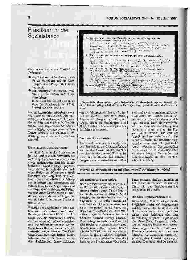 Vorschauseite 4: Chance für ein Engagement in der Gemeindekrankenpflege