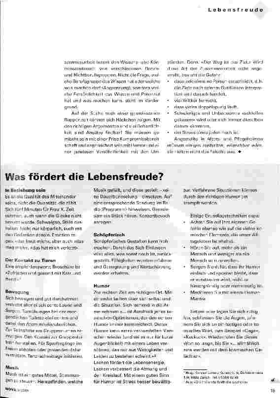Vorschauseite 4: Froh zu sein bedarf es wenig?