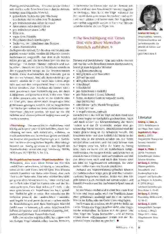 Vorschauseite 2: Naturgestützte Pflege