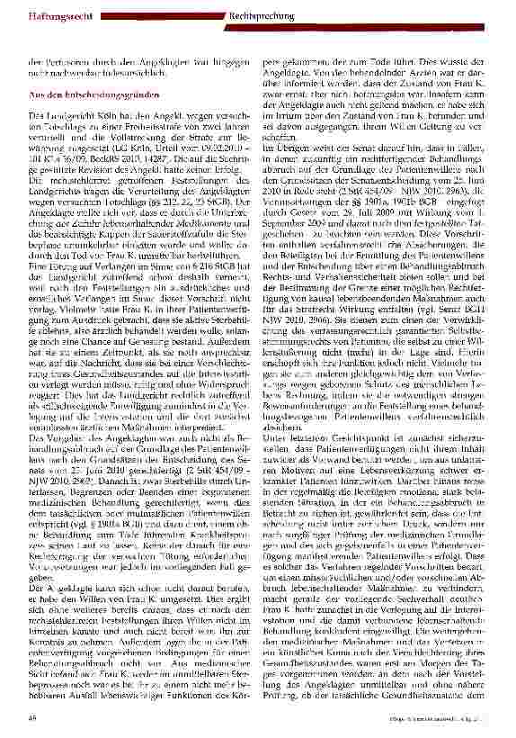 Vorschauseite 3: Angehörigenwille und Patientenverfügung