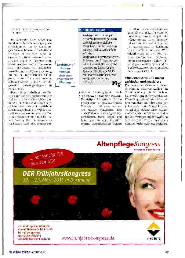 Vorschauseite 2: Softwareund Technikeinsatz optimieren die Tourenund EinsatzplanungDie Ressource Zeit schonen