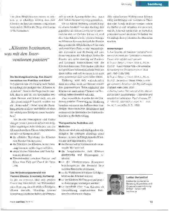 Vorschauseite 3: Beratungsresistent?!