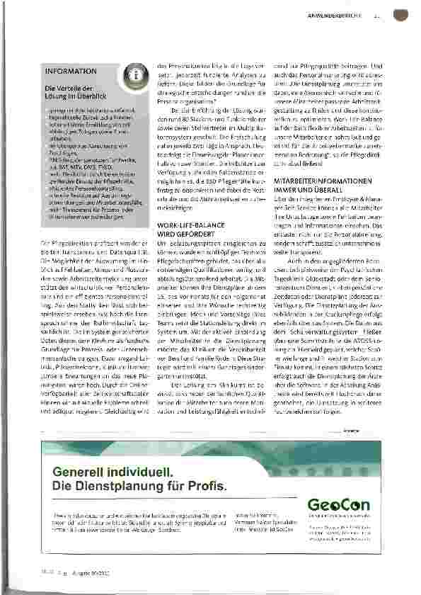 Vorschauseite 2: Flexibles und exaktes Planen