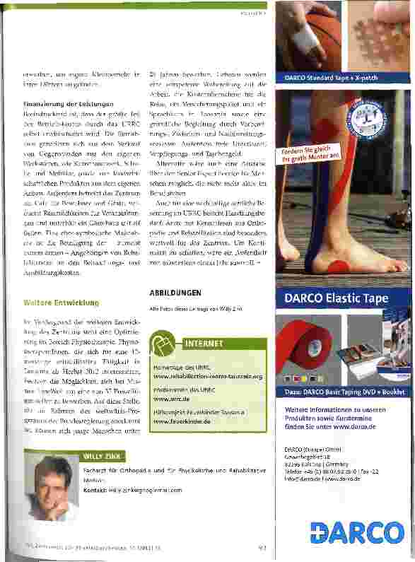 Vorschauseite 4: Rehabilitation in Ostafrika