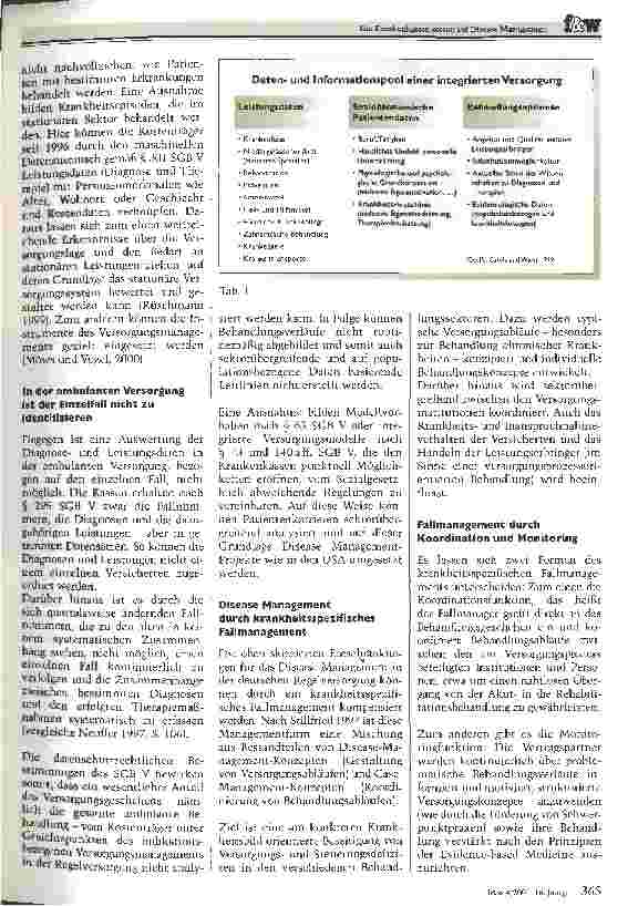 Vorschauseite 2: Die Krankenkassen setzen auf Disease Management Die Kliniken nehmen im Versorgungsmanagement der Kassen eine Schlüsselfunktion wahr