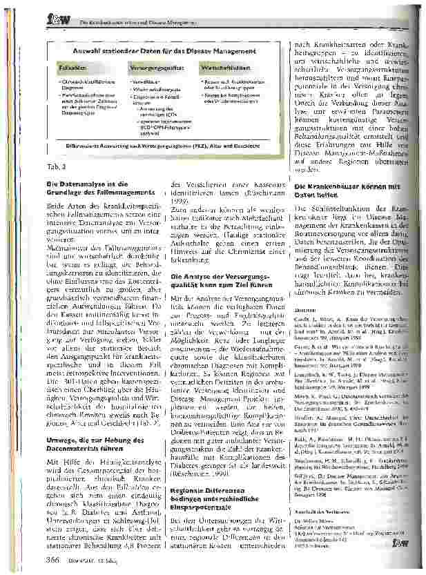 Vorschauseite 3: Die Krankenkassen setzen auf Disease Management Die Kliniken nehmen im Versorgungsmanagement der Kassen eine Schlüsselfunktion wahr