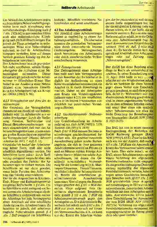 Vorschauseite 4: Das Arbeitsrecht des Krankenpflegepersonals 2. Teil