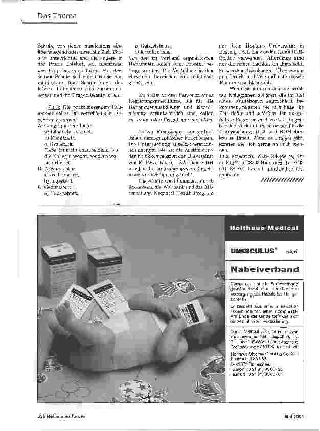 Vorschauseite 3: FELDFORSCHUNG DES ICMÜBER HEBAMMENTÄTIGKEITEN