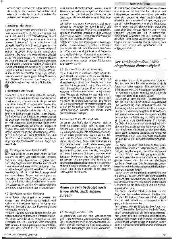 Vorschauseite 2: Angst und Hoffnung des Sterbenden
