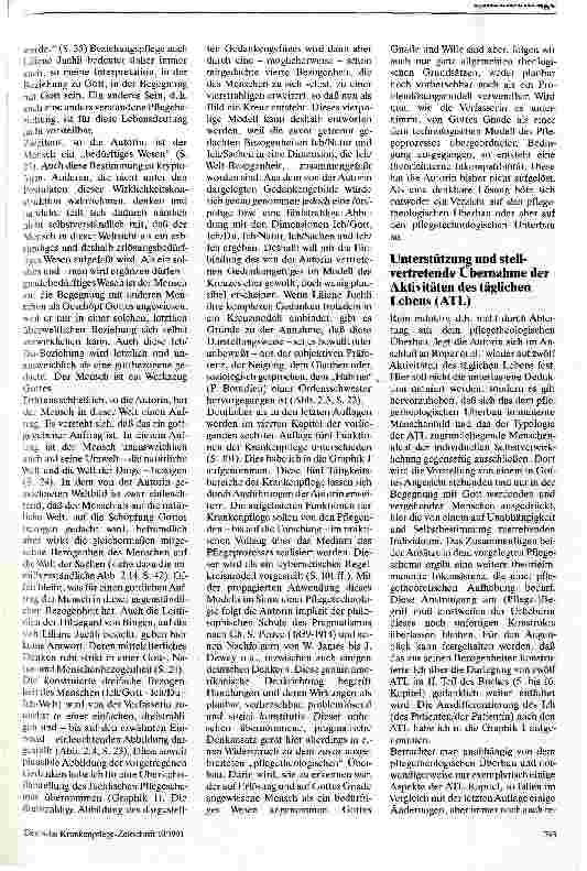 Vorschauseite 2: Zur Theorie der Pflege Kranker