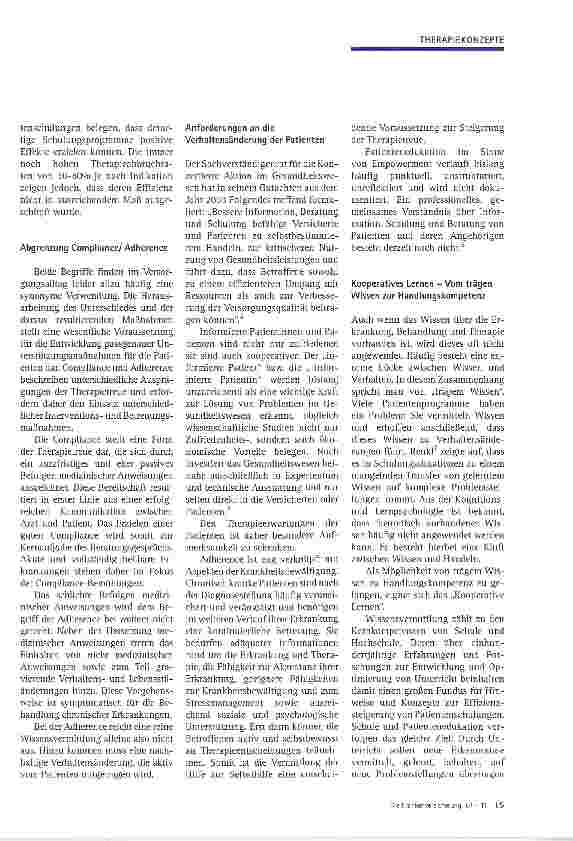 Vorschauseite 2: Steigerung der Therapietreue bei Patienten