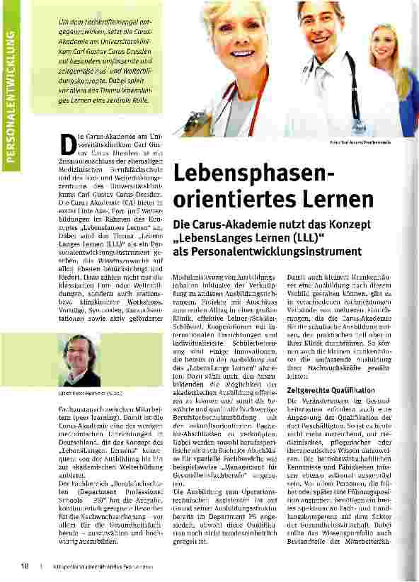 Vorschauseite 1: Lebensphasen-orientiertes Lernen