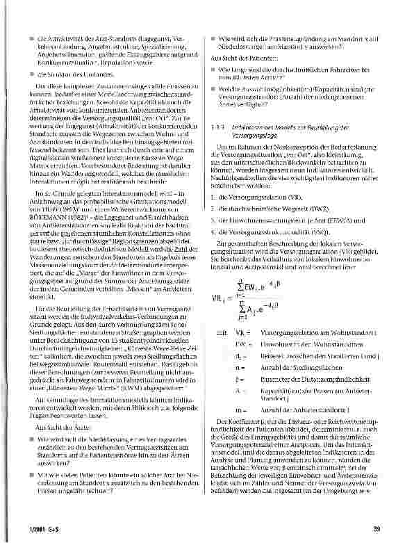 Vorschauseite 6: Bedarfsplanung - Das Reformkonzept der Kassenärztlichen Bundesvereinigung