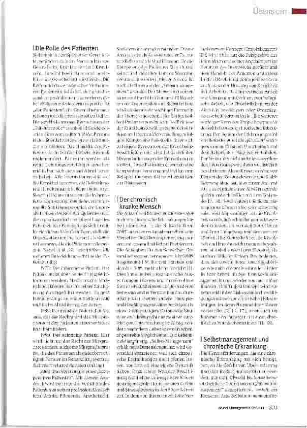 Vorschauseite 2: Selbstmanagement -Theoretischer Hintergrund