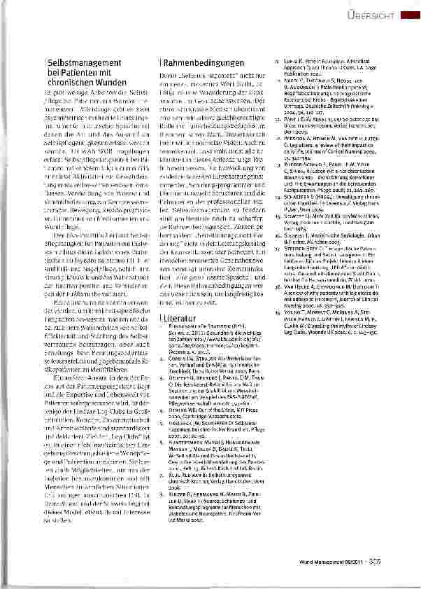 Vorschauseite 4: Selbstmanagement -Theoretischer Hintergrund