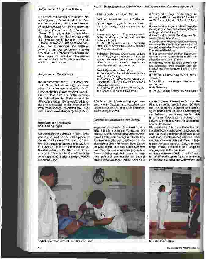 Vorschauseite 4: Krankenpflege in Spanien Ausbildung und Organisation