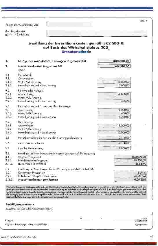 Vorschauseite 3: Mit Zahlen Fakten schaffen Investitutionskosten - das Zünglein an der Waage