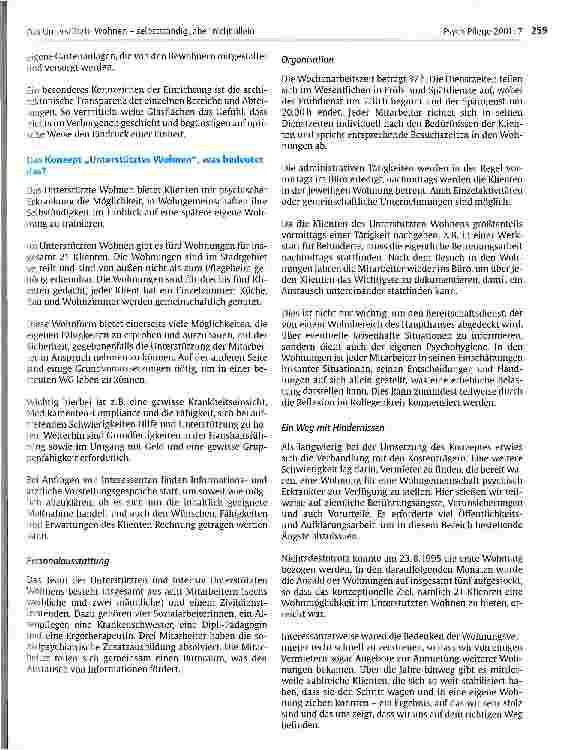 Vorschauseite 2: Das Unterstützte Wohnen - selbständig, aber nicht allein