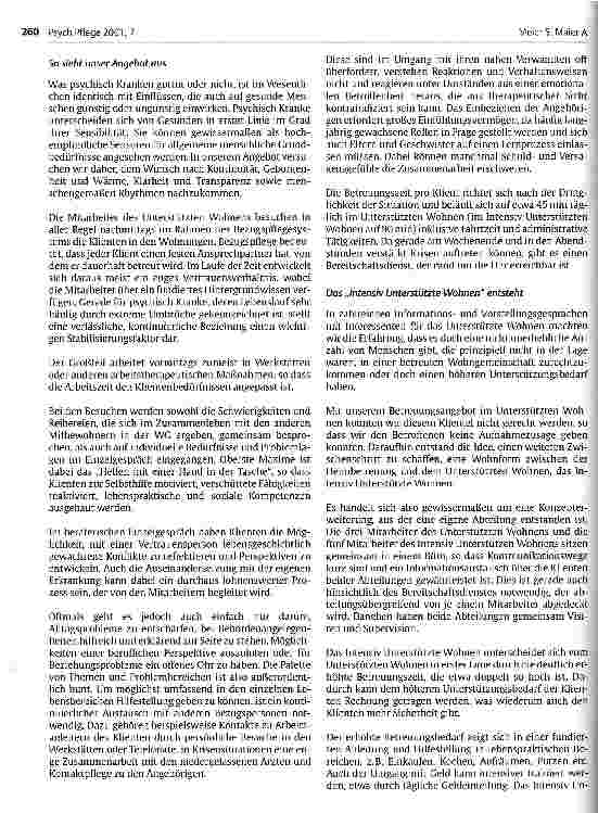 Vorschauseite 3: Das Unterstützte Wohnen - selbständig, aber nicht allein
