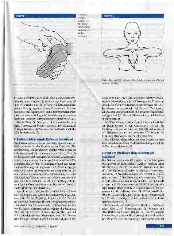 Vorschauseite 2: Karpaltunnelsyndrom als Berufskrankheit