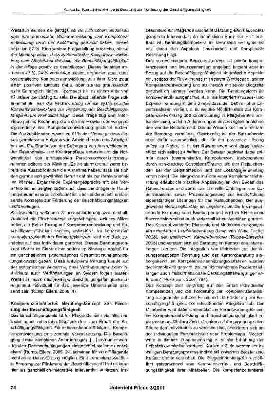 Vorschauseite 3: Kompetenzorientierte Beratung zur Förderung der Beschäftigungsfähigkeit