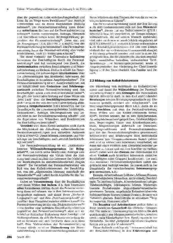 Vorschauseite 3: Willensbildung und Interessendurchsetzung in der Dienststelle
