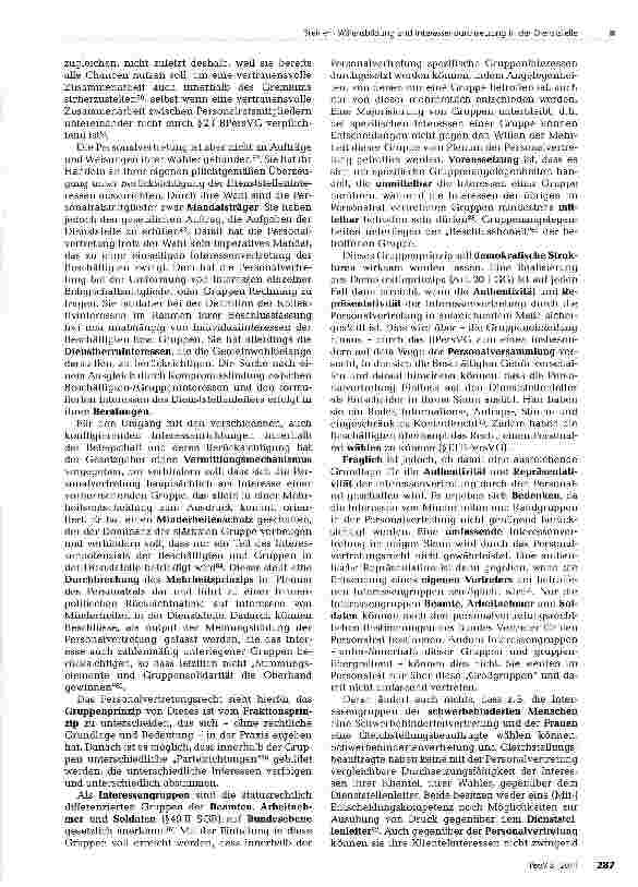 Vorschauseite 4: Willensbildung und Interessendurchsetzung in der Dienststelle